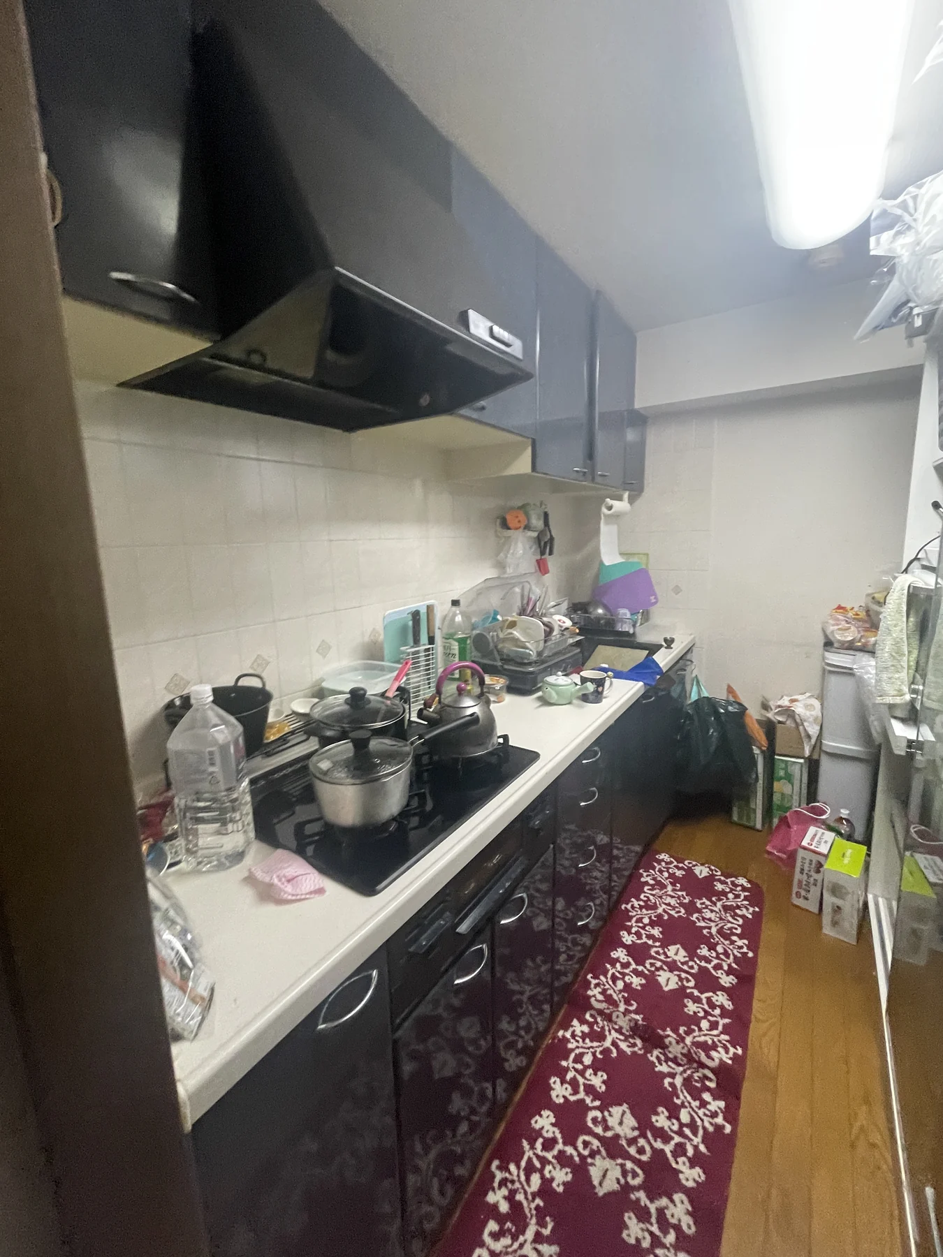 千葉県柏市で行ったシステムキッチン交換の施工前写真